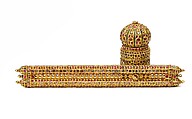 Pen Case and Inkwell (davat-i daulat), Gold, inlaid with diamonds, rubies, and emeralds